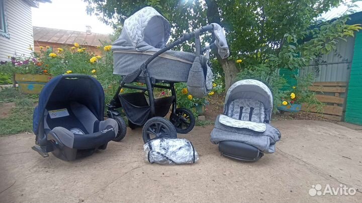 Коляска 3в1 indigo