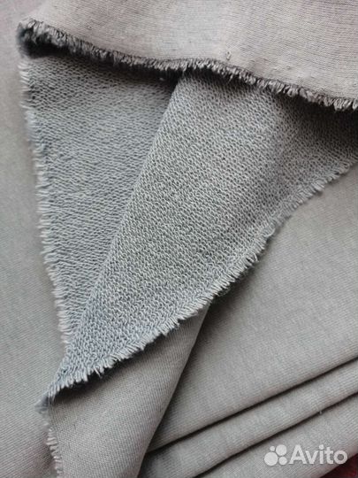 Ткань трикотаж кулирка, Футер 3-х нитка петля