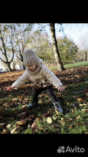 Комплект шапка и снуд 1,5-2 -2,5 года