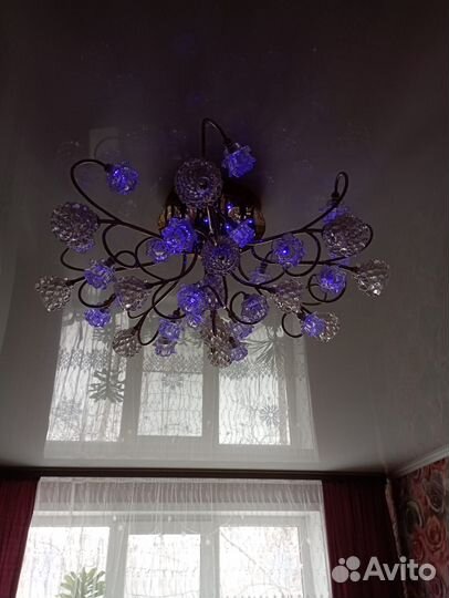 Люстра потолочная с пультом