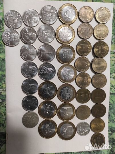 Монеты 1,2,5,10рублей