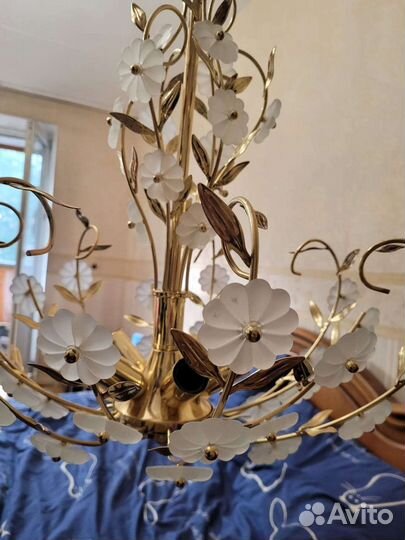 Люстра потолочная италия бу