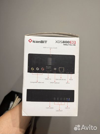 Медиаплеер iconbit XDS800 3D