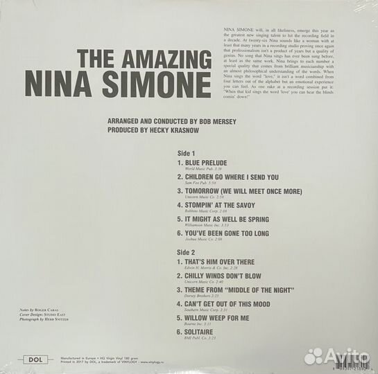 Nina Simone – The Amazing Nina Simone