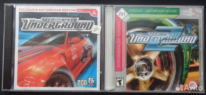 Компьютерные игры на DVD и CD дисках новые б.у