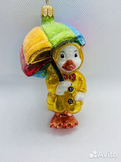 Елочная игрушка. Уточка. Польша. Bilinski