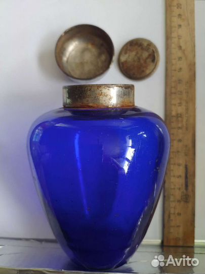 Изделие синего стекла из СССР