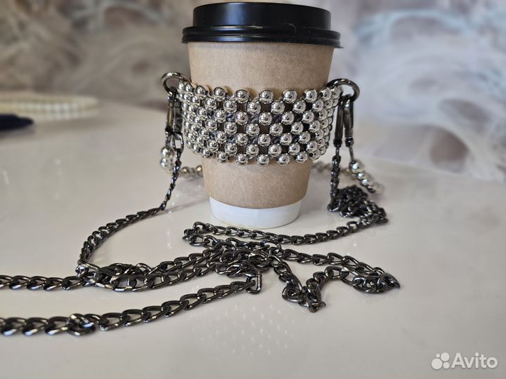 Капхолдер из бусин