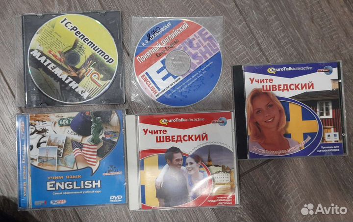 CD диски игры и обучающие диски