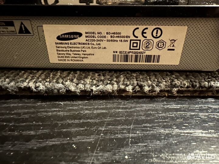Samsung BD-H6500.player