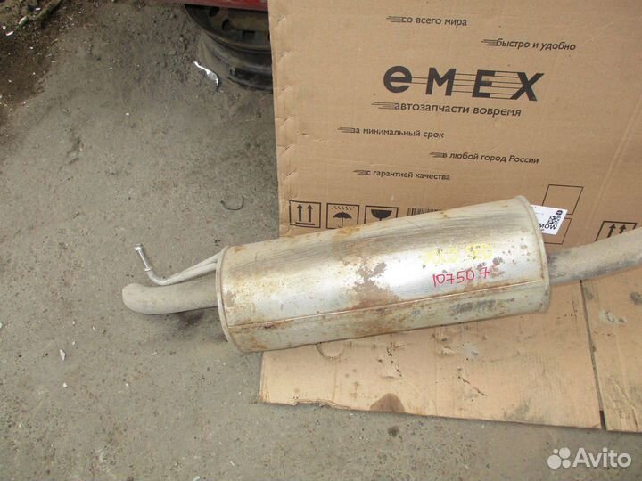 Глушитель основной VW Polo Sedan