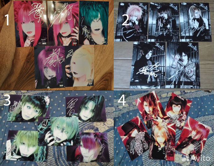 Автографы jrock j-rock visual kei