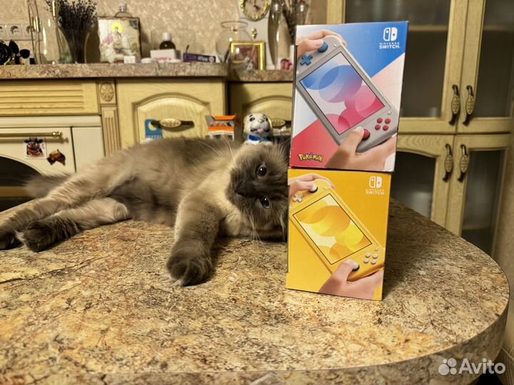 Новый прошитый Nintendo switch lite + любые игры