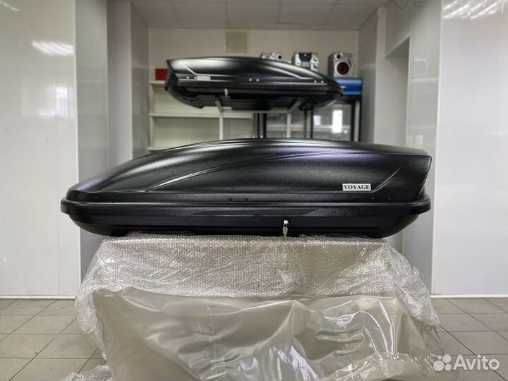 Автобокс Voyage 440л 175см цвет Черный матовый Р