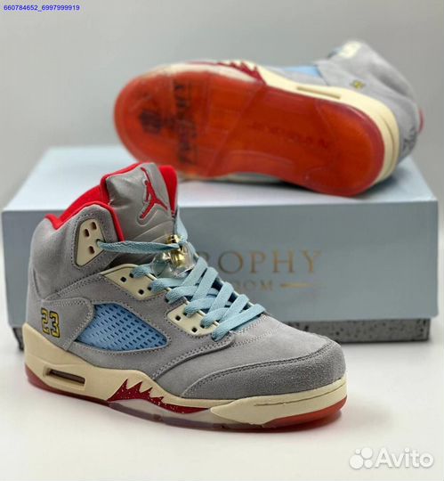 Кроссовки Trophy Room x Air Jordan 5 (Арт.29296)