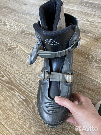 Коньки хоккейные 36-38 размер на застежках