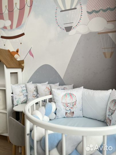 Бортики в детскую кроватку