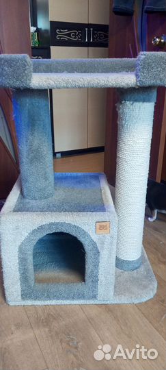 Когтеточка домик для кошки бу