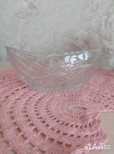 Хрустальная ваза (ладья) СССР