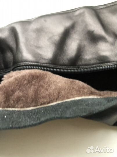 Ботфорты зимние натуральная кожа 39