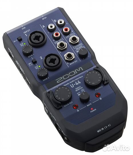 Новый аудиоинтерфейс Zoom U-44. Гарантия. Доставка