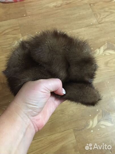 Шапка норковая женская
