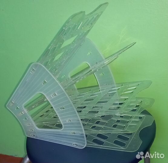 Лоток-органайзер для бумаг веерный на 4 отделения