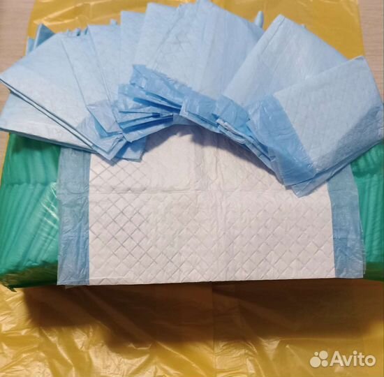 200 штук пеленки одноразовые 40х60