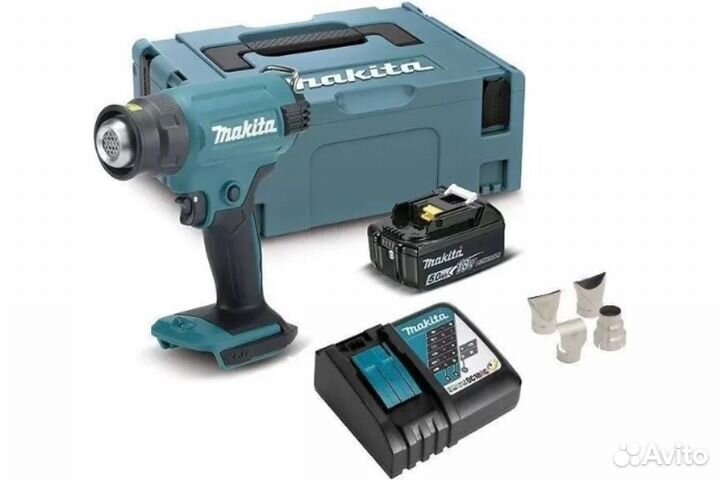 Аккумуляторный тепловой пистолет (фен) Makita LXT