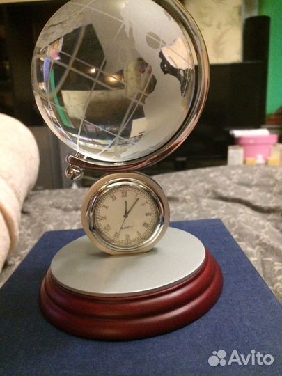 Настольный прибор шар хрустальный