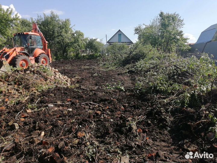 Расчистка участка корчевание благоустройство