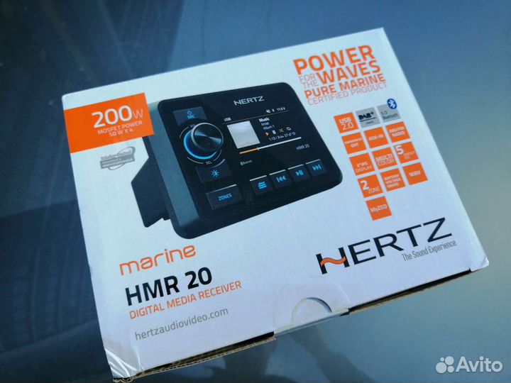 Hertz HMR 20 Морская магнитола в катер