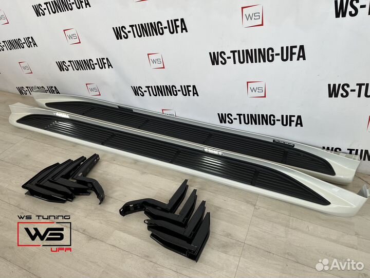 Подножки, пороги Toyota Land Cruiser 100 PT16