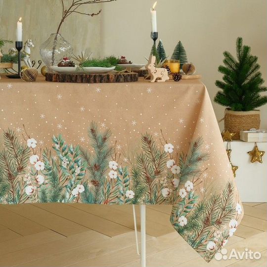 Скатерть новогодняя Этель 'Новый год Fir branches'