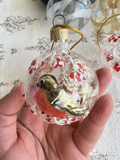 Стеклянные елочные игрушки