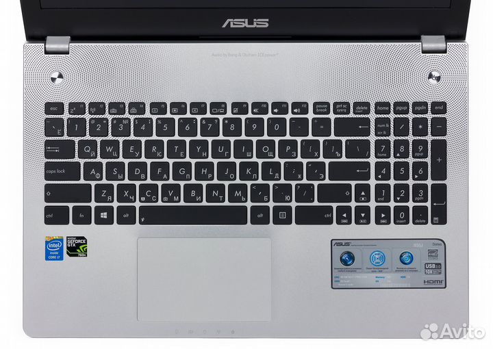 Ноутбук asus на запчасти, рабочий