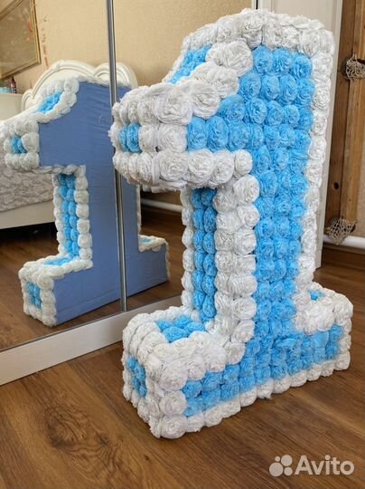 Объемная цифра 1