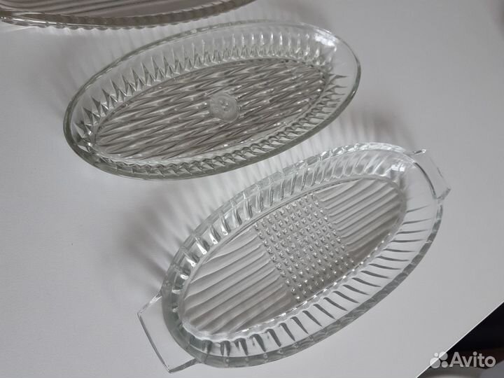 Селедочница стекло СССР