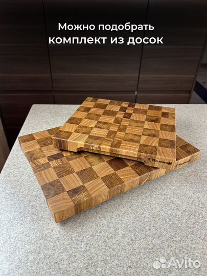 Доска разделочная торцевая Дуб