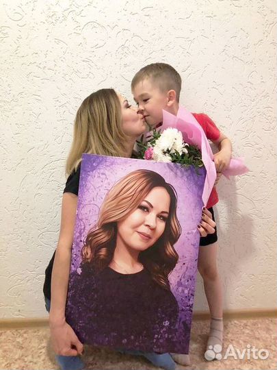 Портрет на холсте по фото в Севастополе