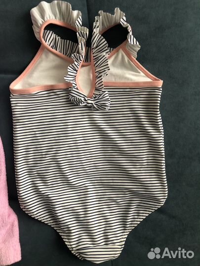 Комплект в бассейн на 2-3 года купальник hm халат