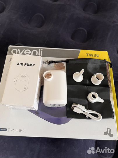 Портативный насос для матраса и кругов