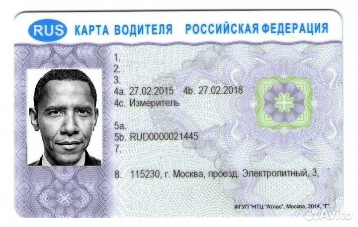 Оформление карты естр