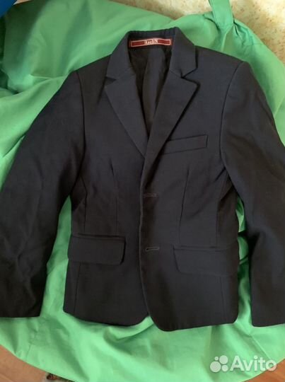 Пиджак школьный для мальчика 116