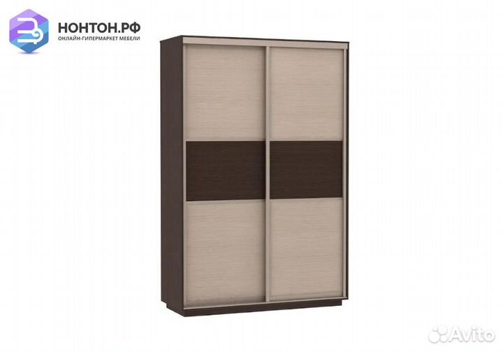 Шкаф-купе Нонтон Мини венге / дуб молочный / встав