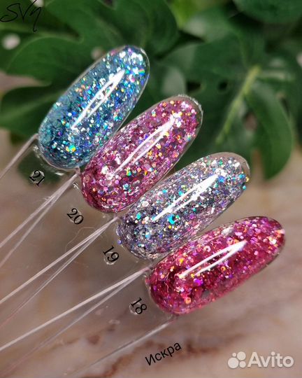 Искра для маникюра дизайн ногтей