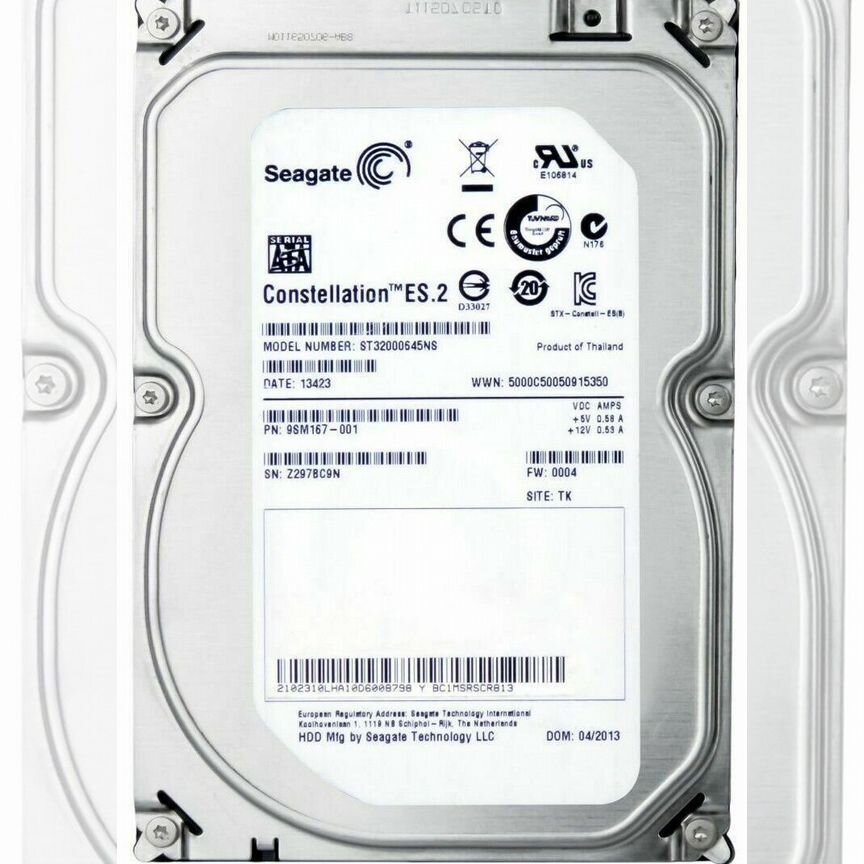 [ST32000645NS] Жесткий Диск Seagate 2tb Sata3.5 St32000645ns