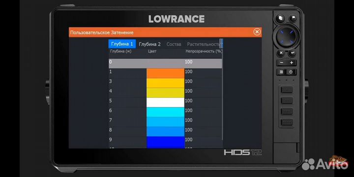 Настройка эхолотов Lowrance
