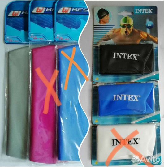 Новые шапочки для бассейна