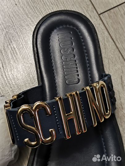 Moschino Новые шлепанцы Оригинал Италия